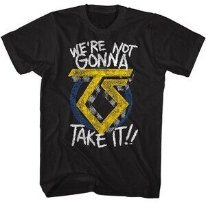 Twisted Sister Were Not Gonna Take It Rock Band Black Tour Music T-Shirt 92